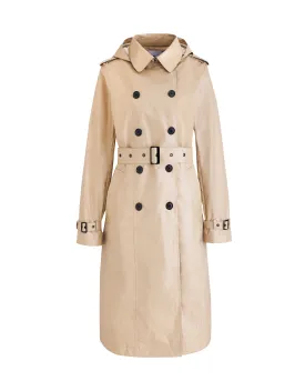 All season waterproof trench - Tan