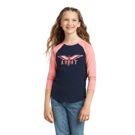 Ariat Girl's Real Firebird BB LS Tee Shirt