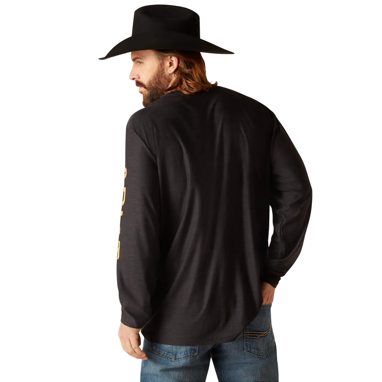 Ariat Men's Black Heather Charger Logo T-shirt