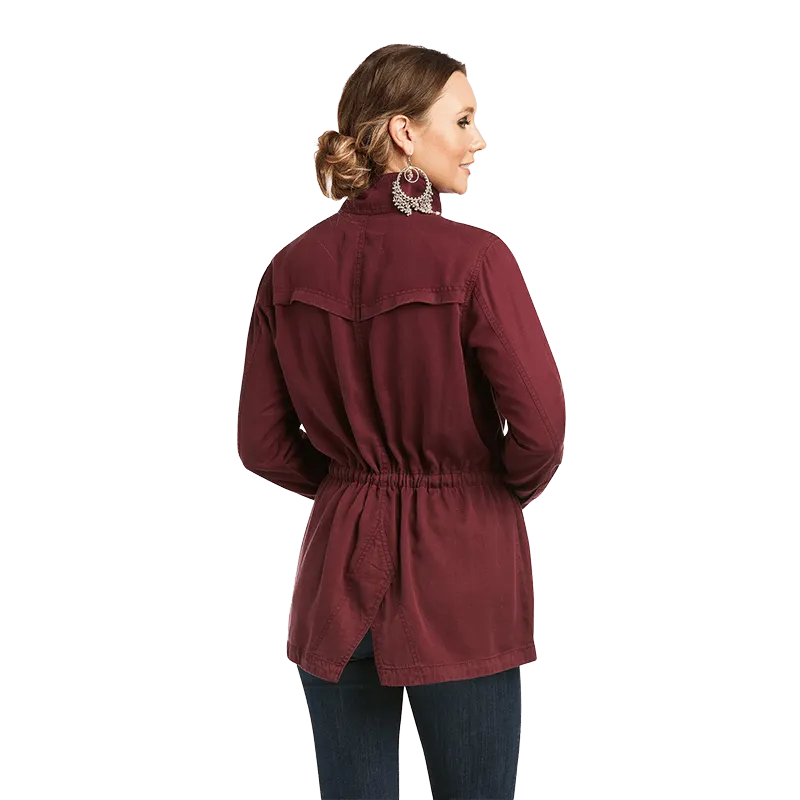 Ariat Women's Working Girl Windsor Wine Red Jacket