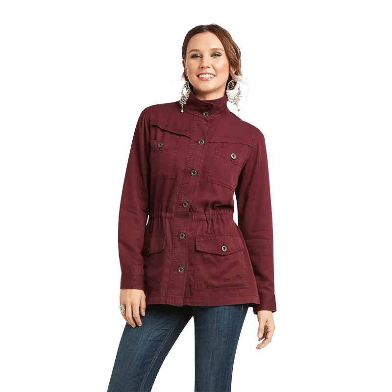 Ariat Women's Working Girl Windsor Wine Red Jacket