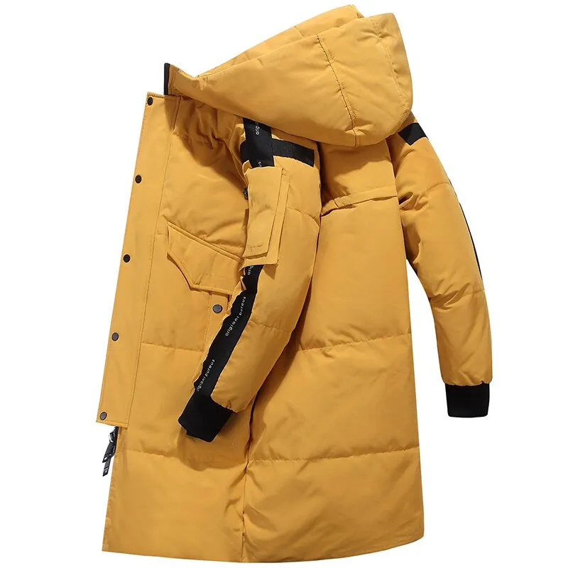 Ashore Shop Winter 80% Down Mens Thick and Long Down Parka