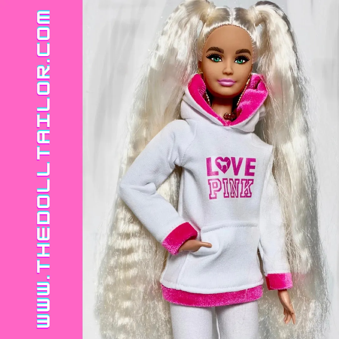 Barbie doll leggings hoodie not included