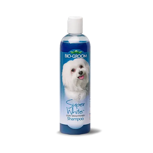 Bio-Groom Super White Coat Brightener Shampoo for Dogs 12oz