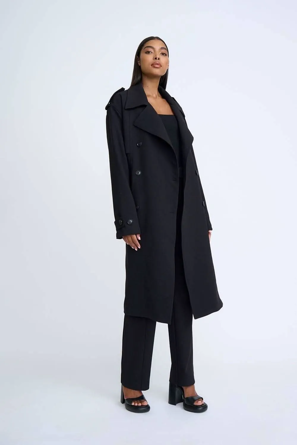 Blair Belted Trench Coat