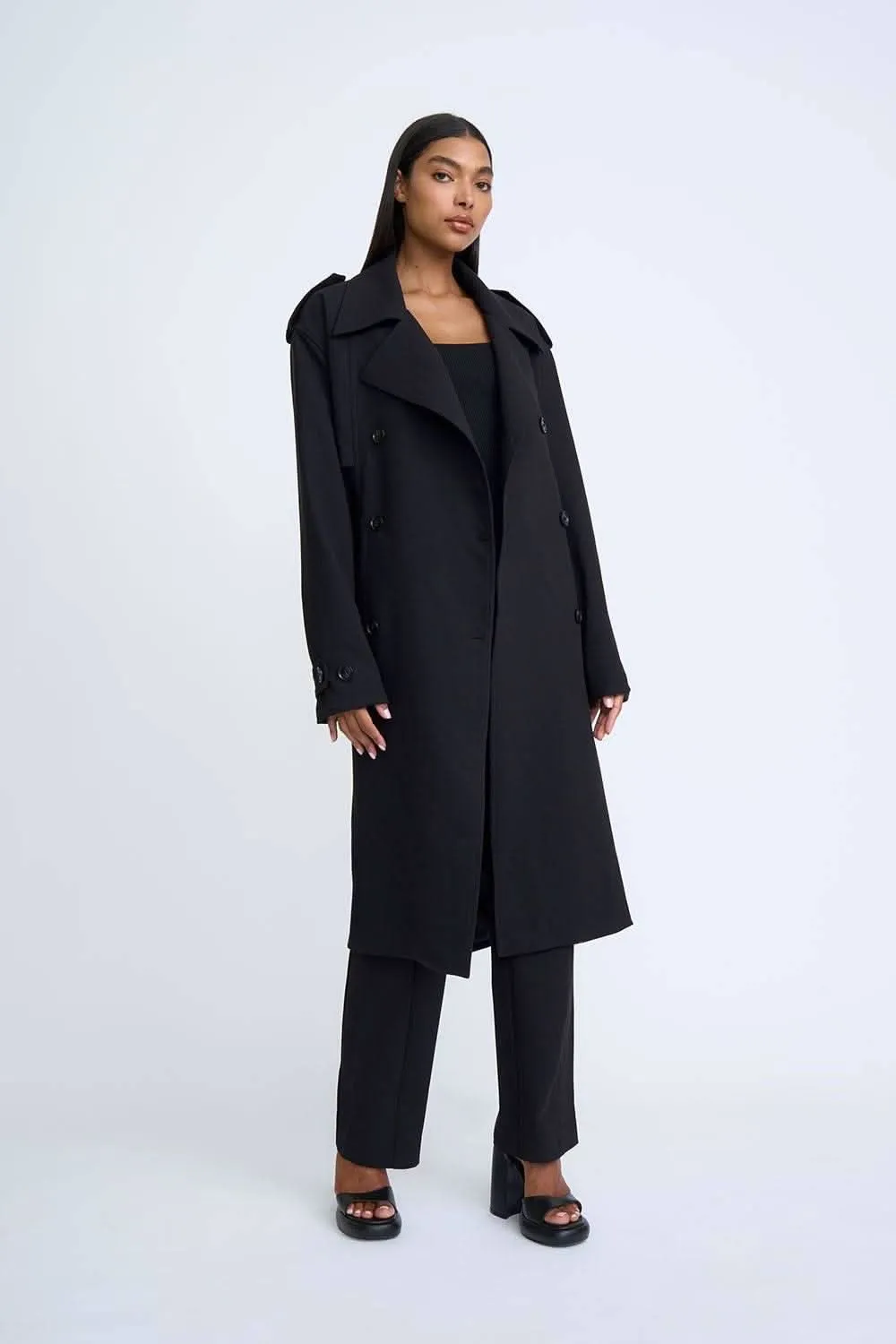 Blair Belted Trench Coat