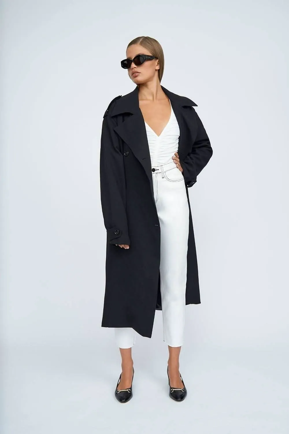 Blair Belted Trench Coat