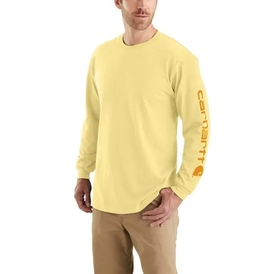 Carhartt Long Sleeve Signature Logo Tee | Multiple Colors