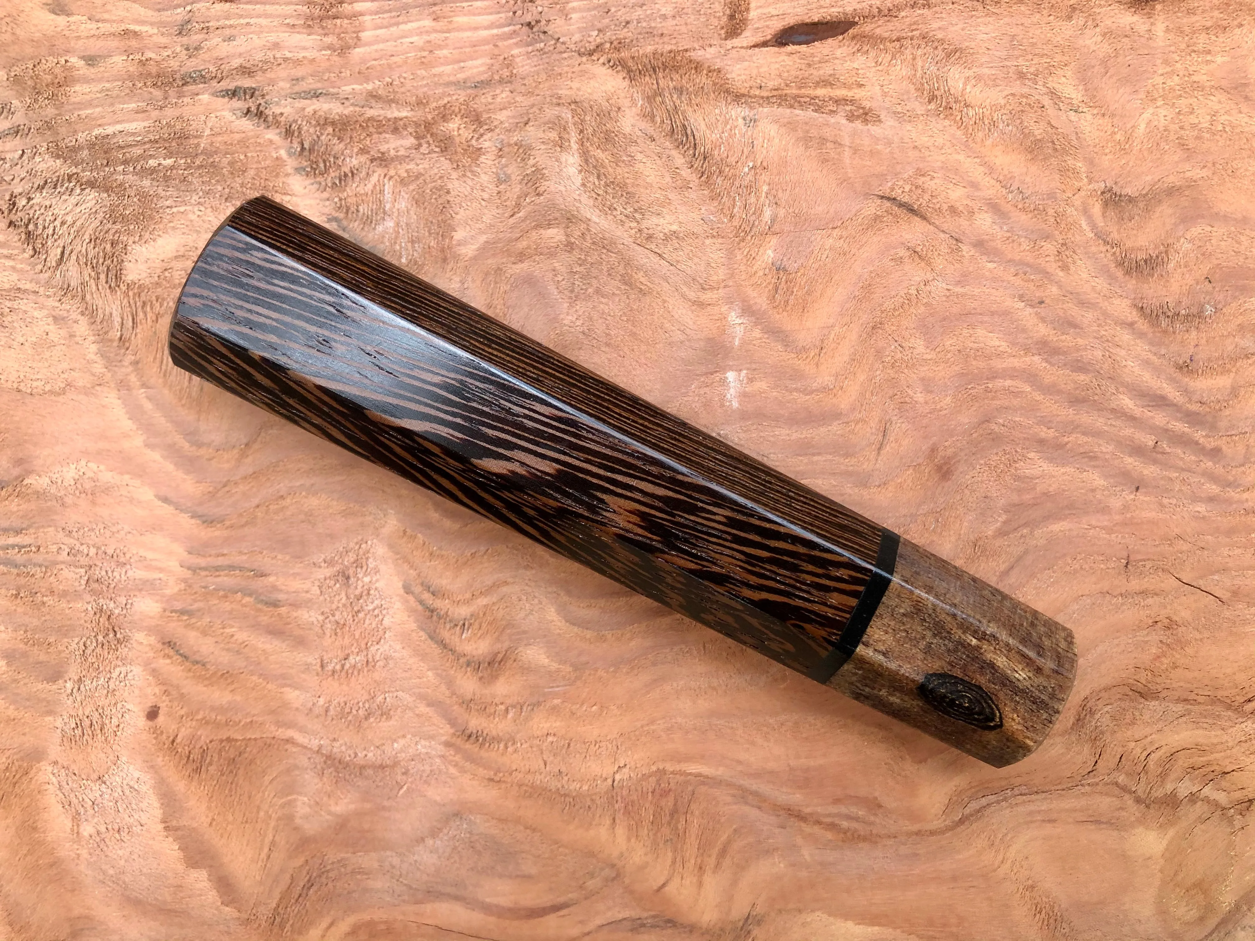 Custom Japanese Knife Handle - Wenge