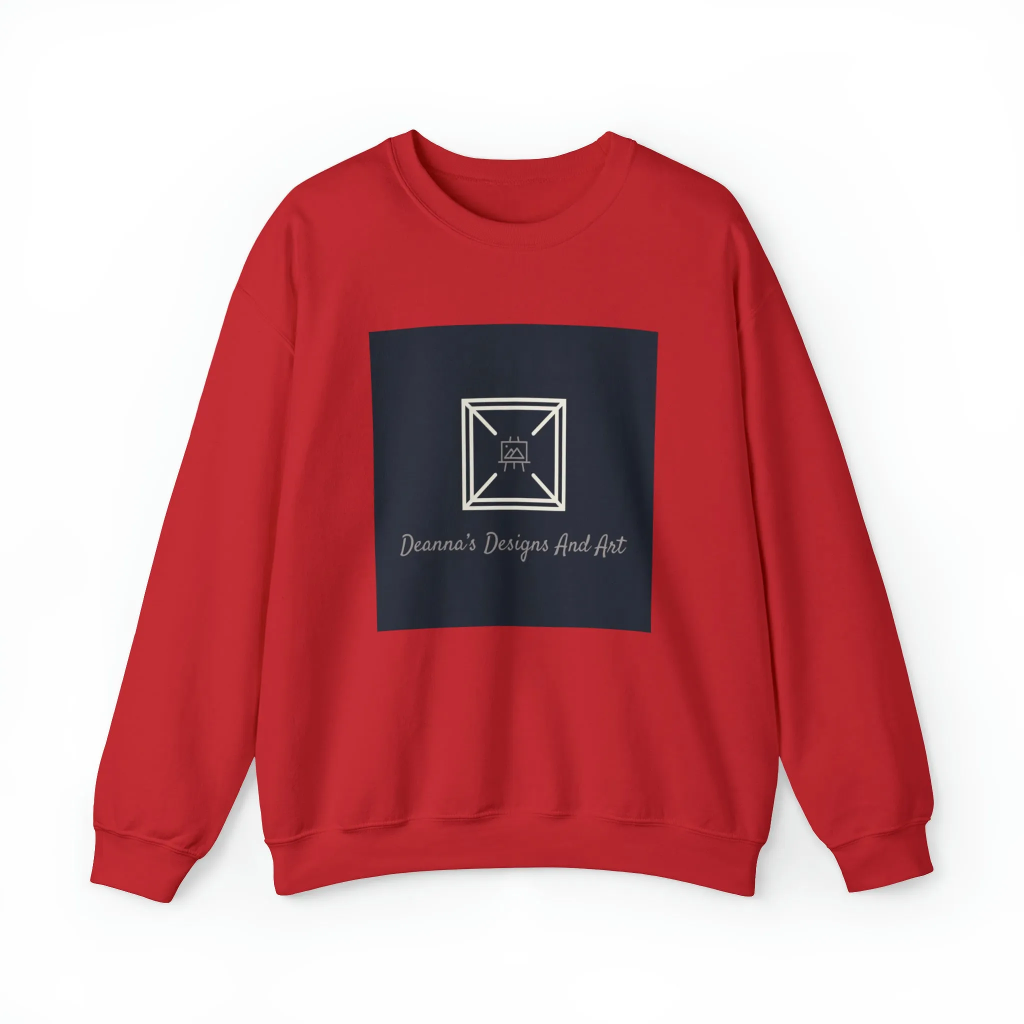 Deanna's Designs and Art Logo Unisex Heavy Blend™ Crewneck Sweatshirt