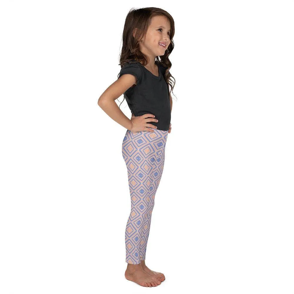 Diamond Patterned Kid's Leggings