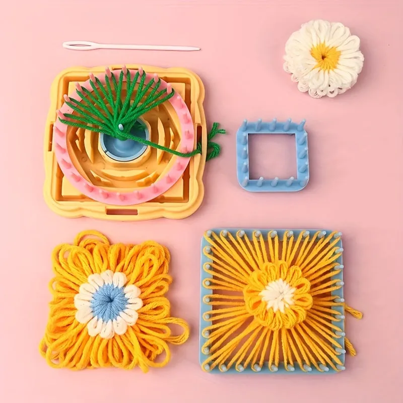 DIY Flower Knitting Machine Set for Sweaters and Crafts