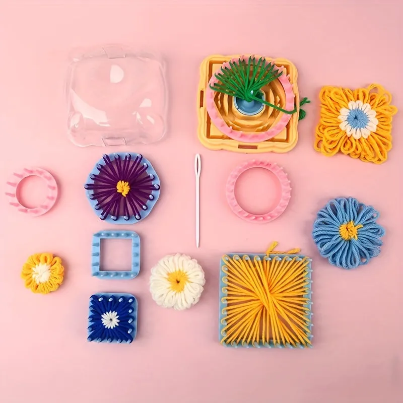 DIY Flower Knitting Machine Set for Sweaters and Crafts