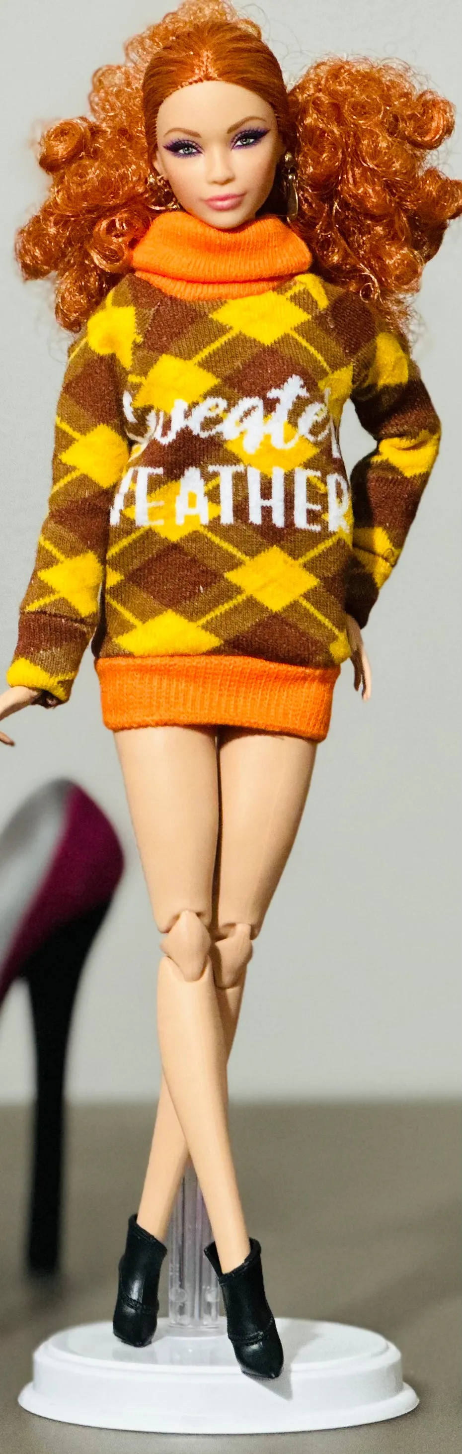 Fall sweaters for barbie doll Halloween sweaters