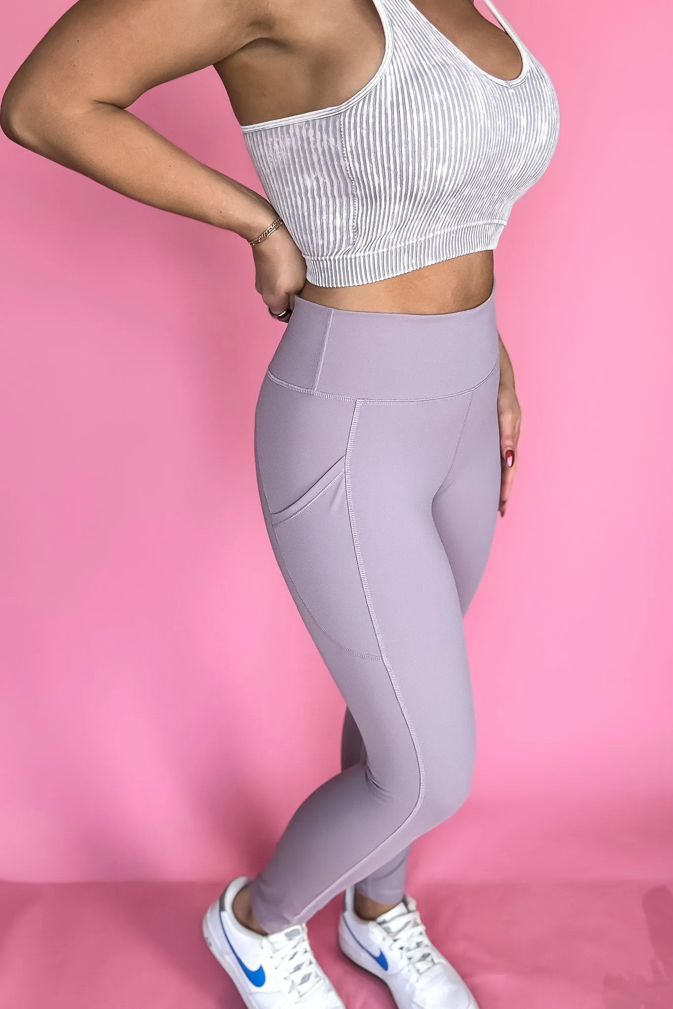 Fast and Freely Violet Verbena Leggings