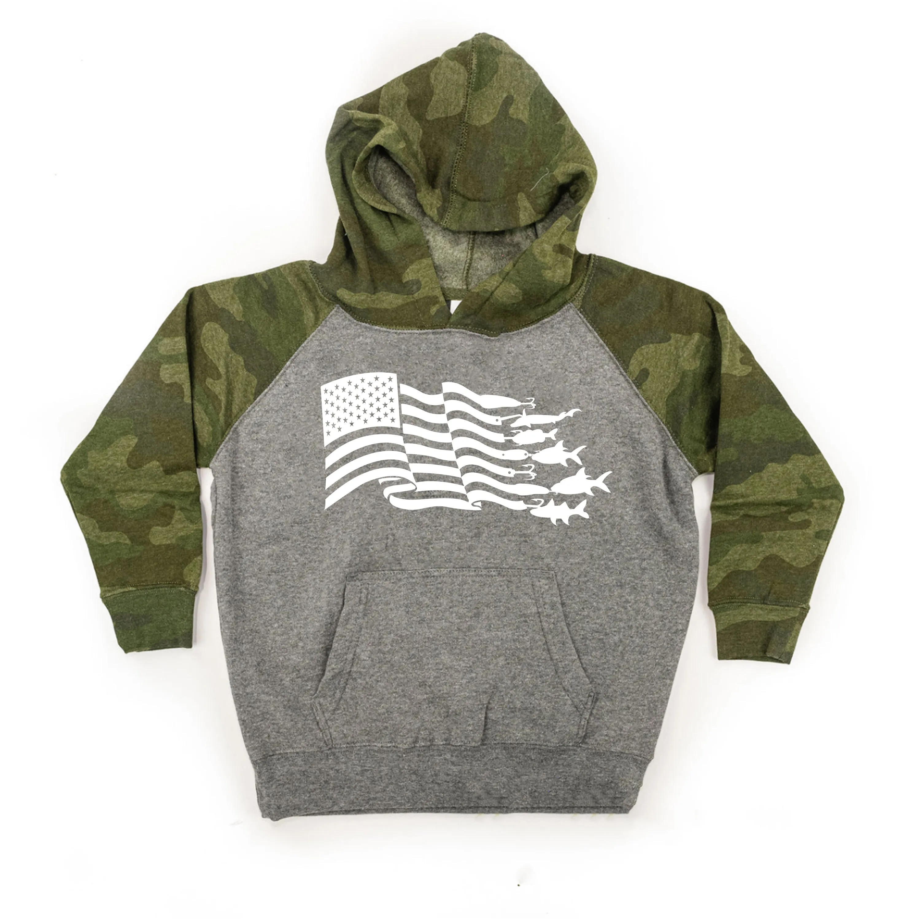 Fishing Flag - Child Hoodie