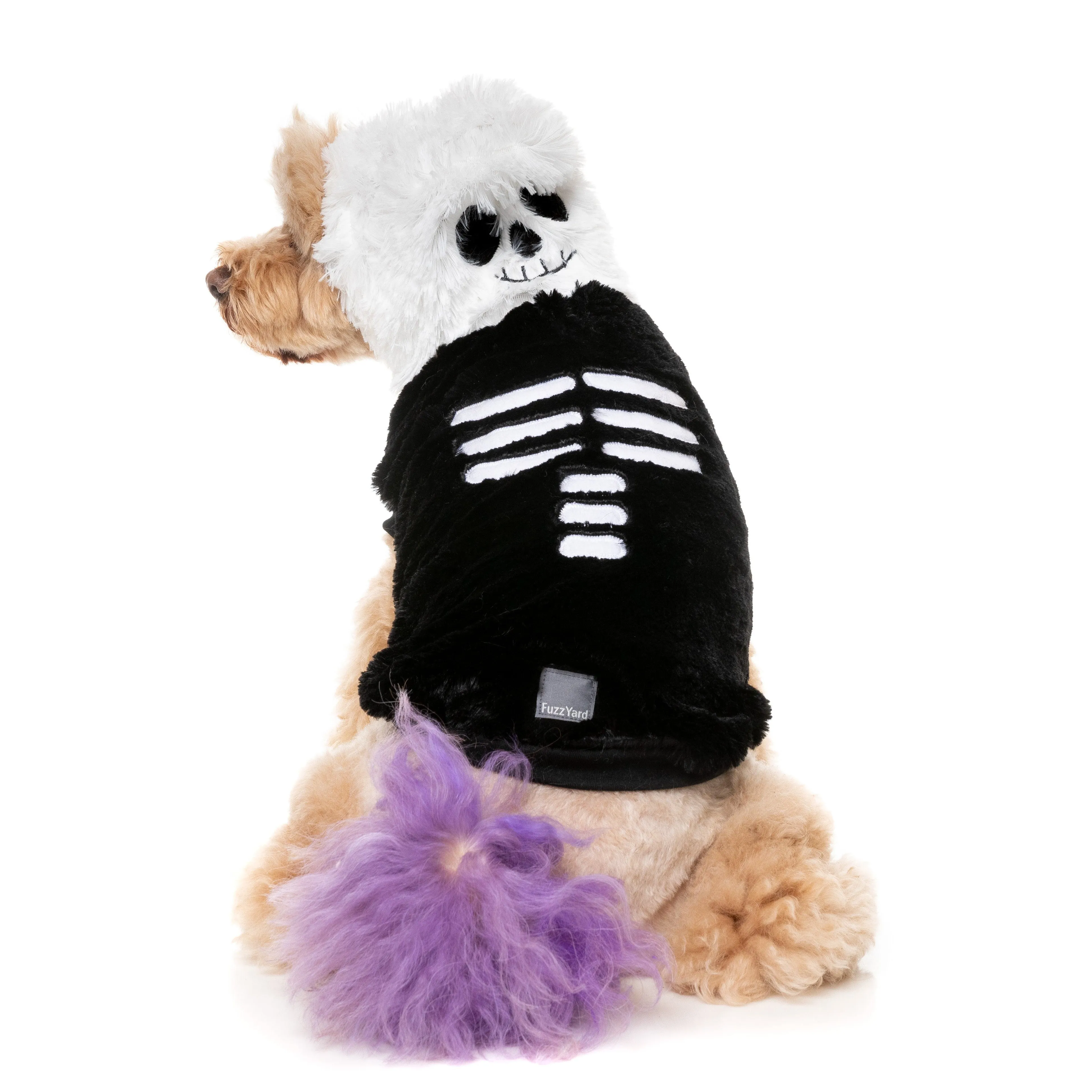 FuzzYard Halloween Dog Apparel Jerry Spinefield Hoodie Size 3