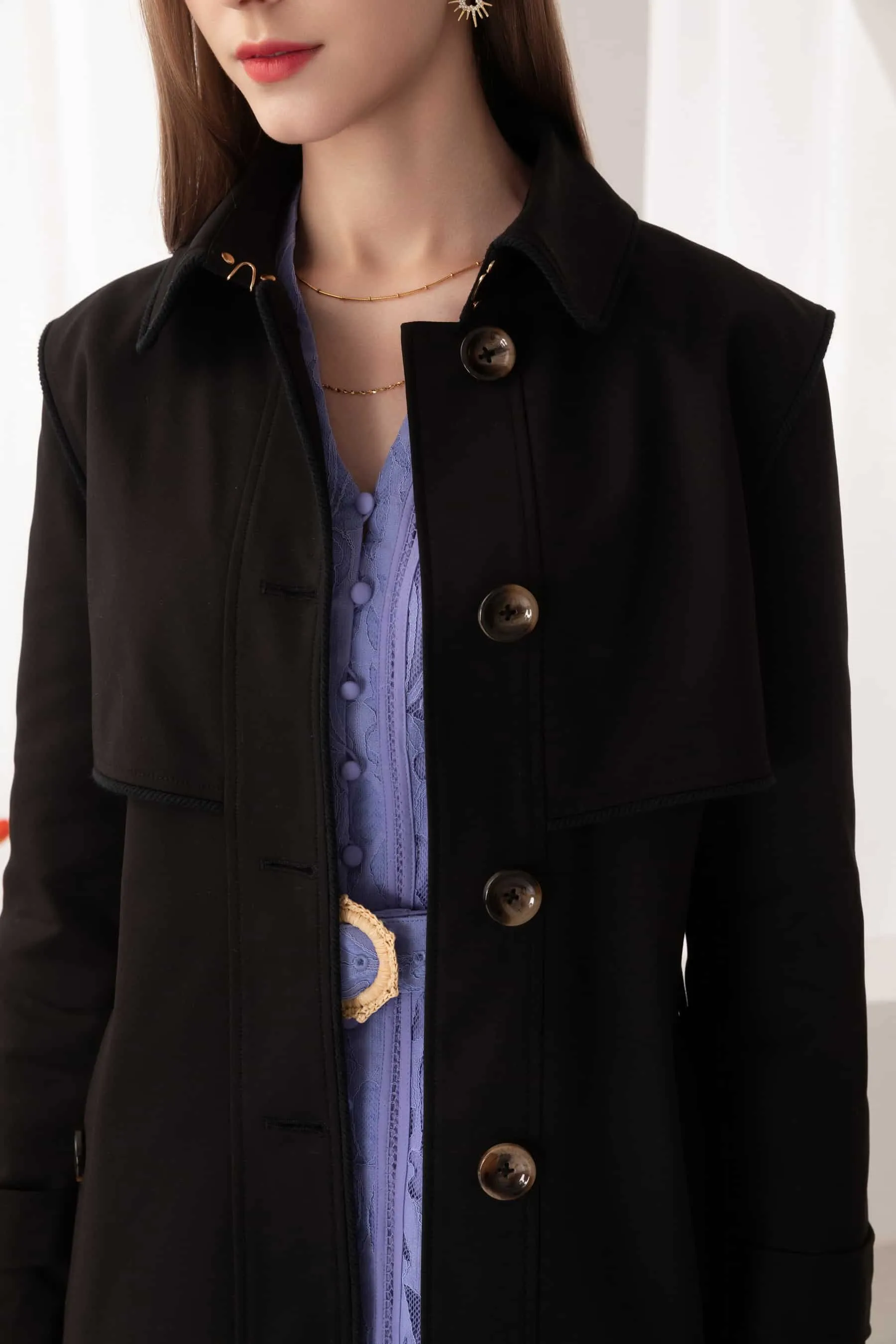 GDS Macy Trench Coat | Black