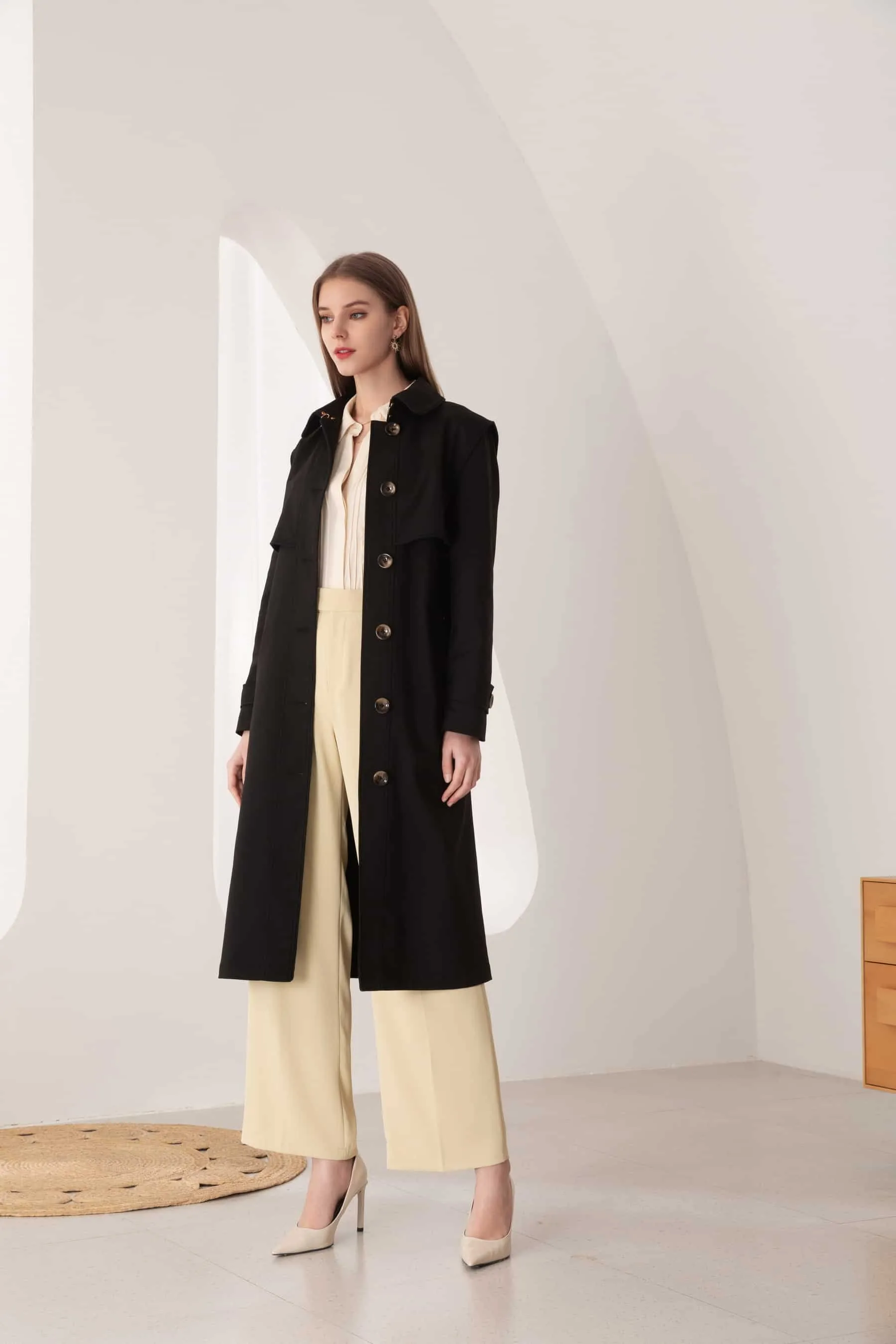 GDS Macy Trench Coat | Black