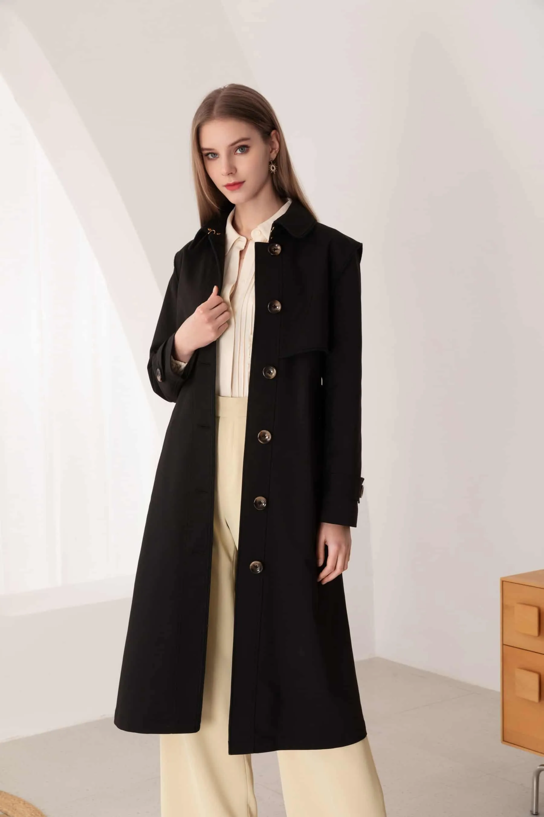 GDS Macy Trench Coat | Black