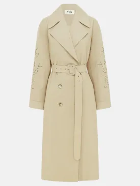 Louise Embroidery Trench