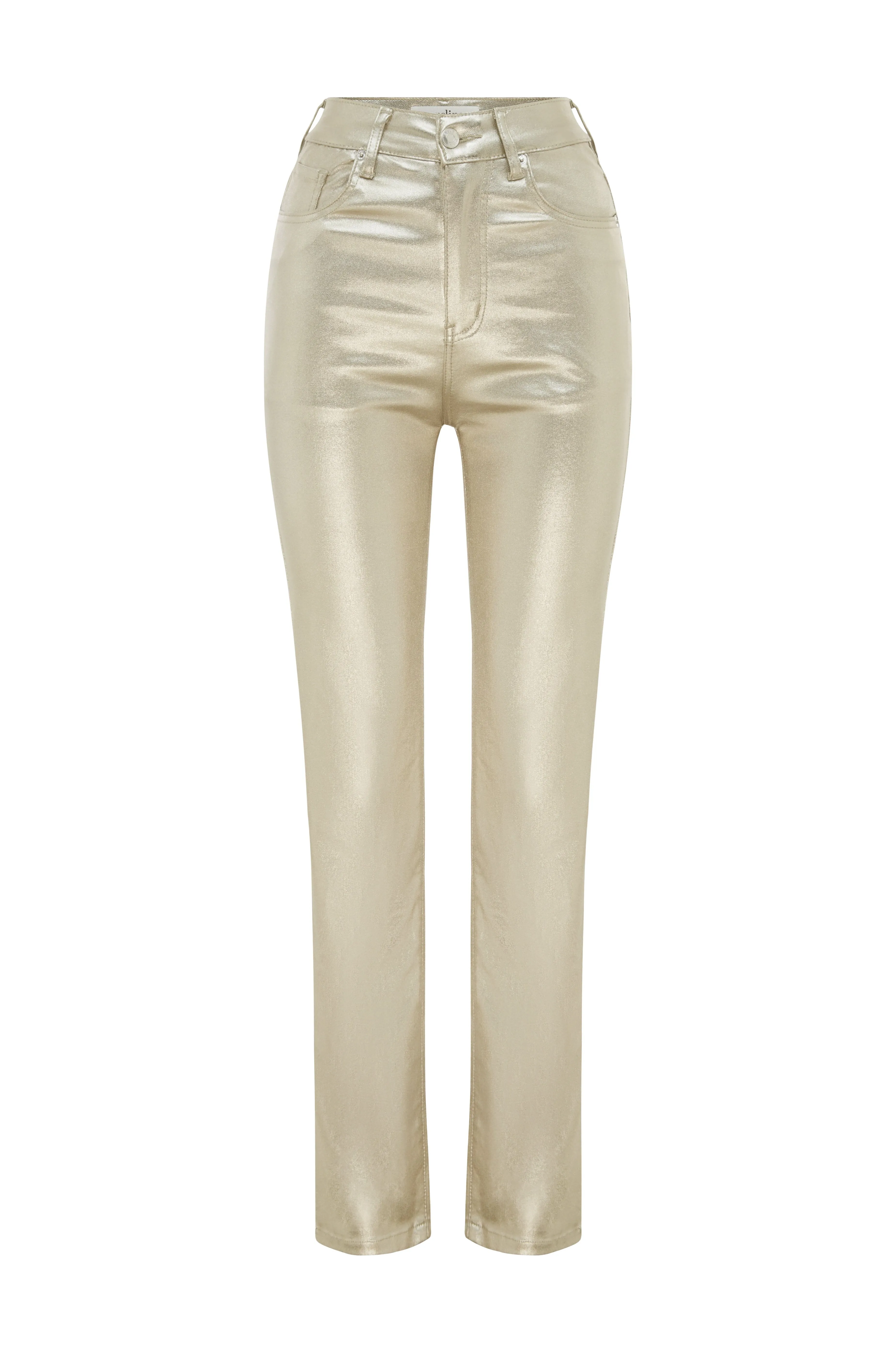 Lucia Metallic Gold Jeans