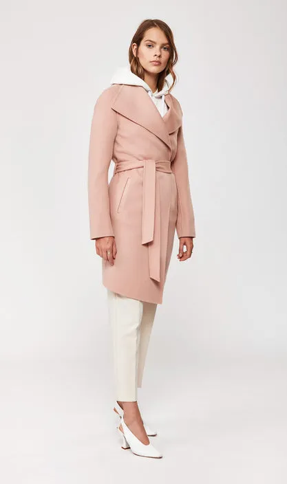 Mackage - Laila Double-face Wool Coat in Petal