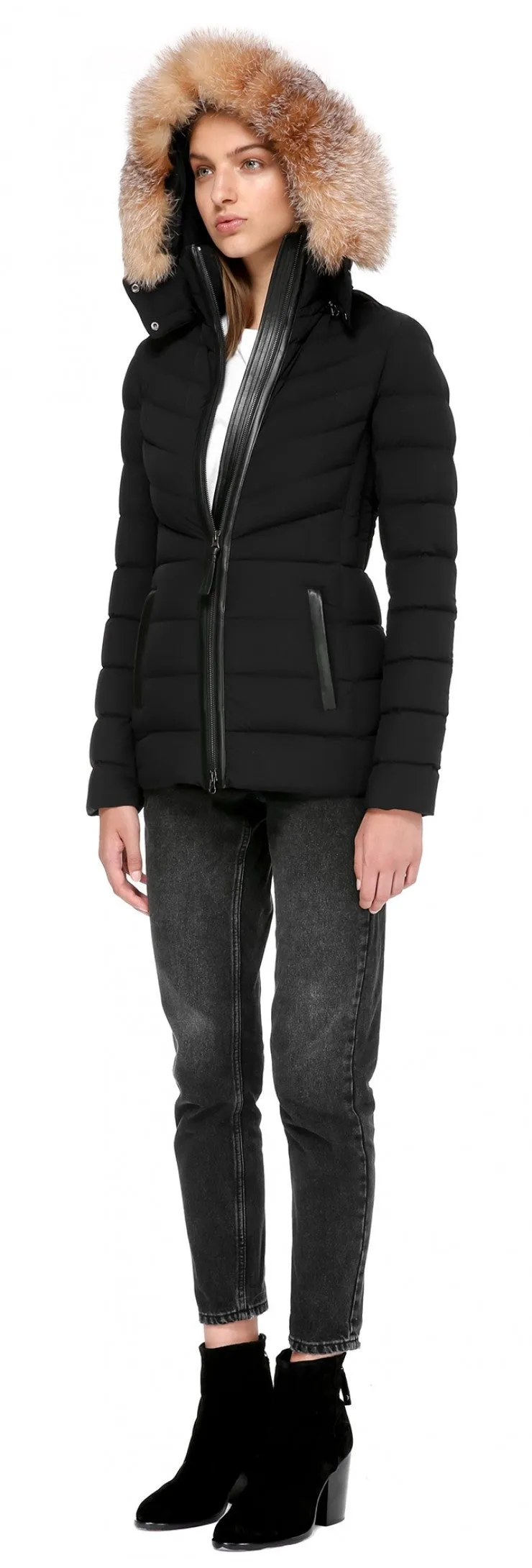 Mackage -  PATTI-X LIGHTWEIGHT DOWN JACKET WITH HOOD IN BLACK