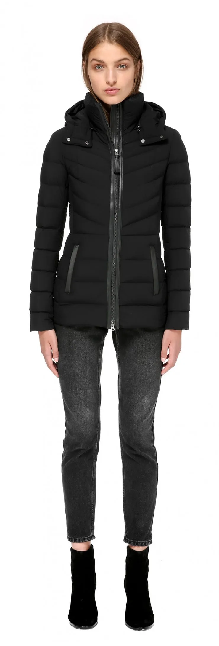 Mackage -  PATTI-X LIGHTWEIGHT DOWN JACKET WITH HOOD IN BLACK