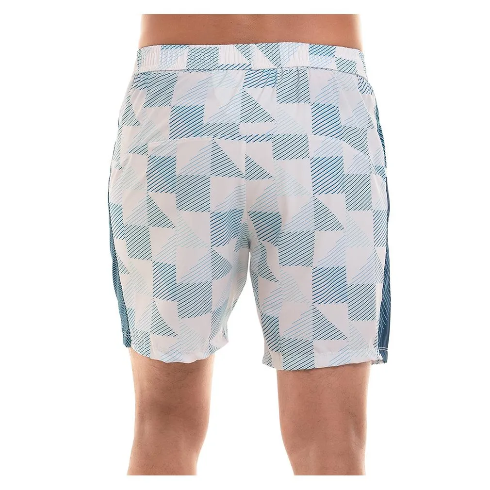 Men's Capri Wave 7 Inch Tennis Short Star White