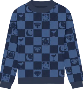 Midnights Checkered Knit Crewneck