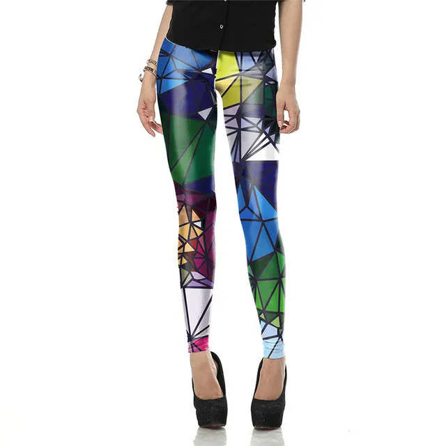 NADANBAO Autumn Legging Black Blue and Purple Objects legins Printed leggins Women leggings Sexy  Women Pants