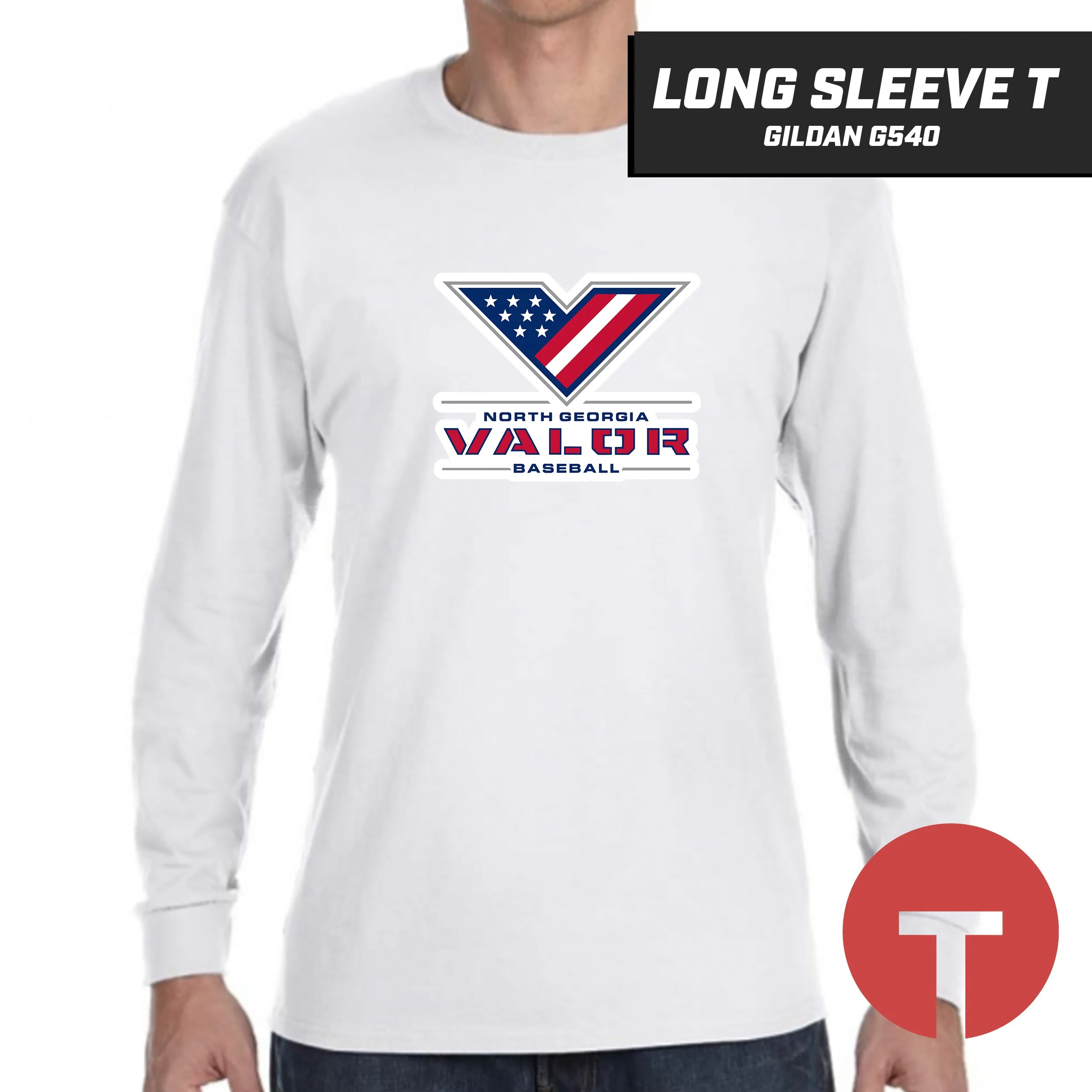 North Georgia Valor - Long-Sleeve T-Shirt Gildan G540