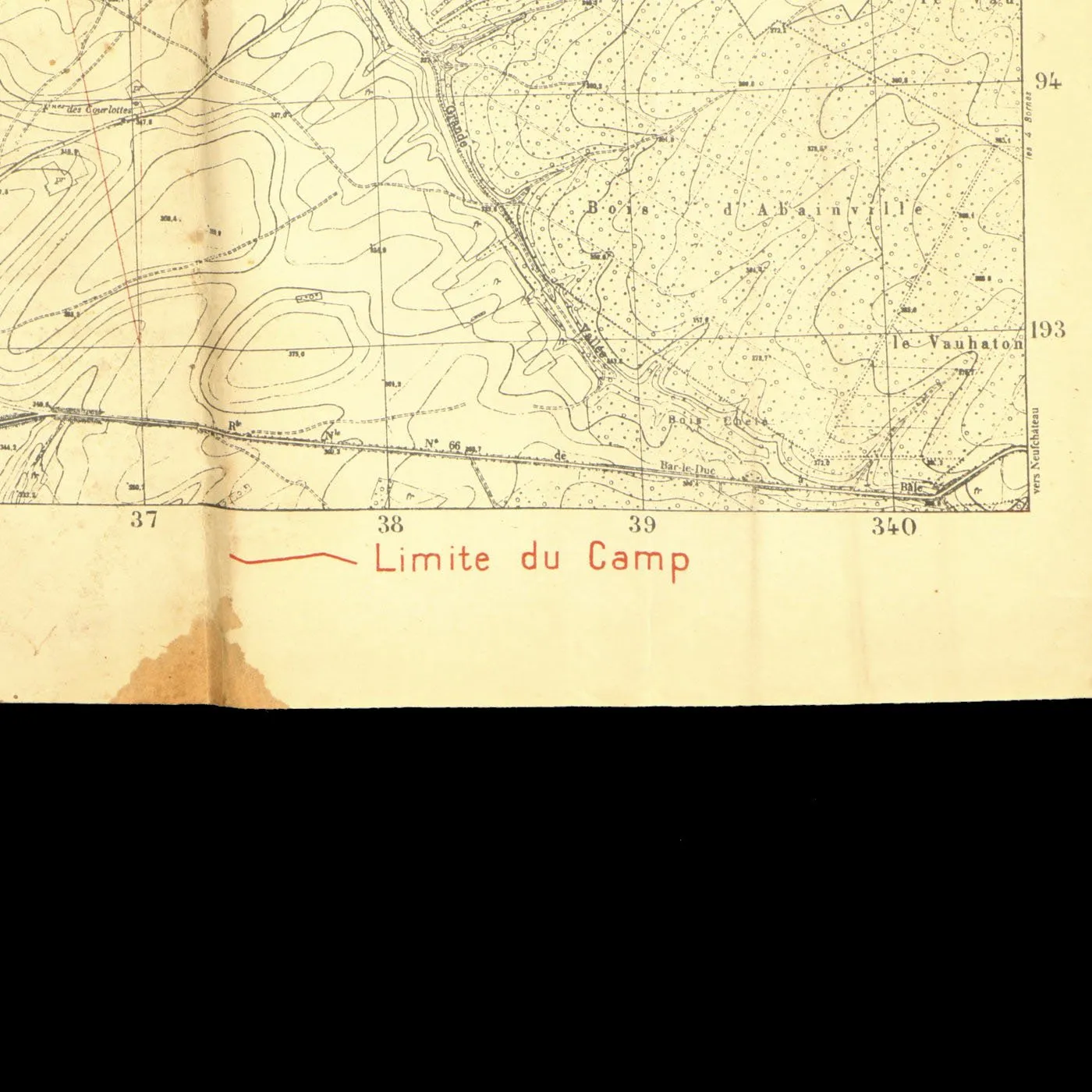 Original French WWI 1918 Dated Trench Maps - Groupe Des Canevas De Tir