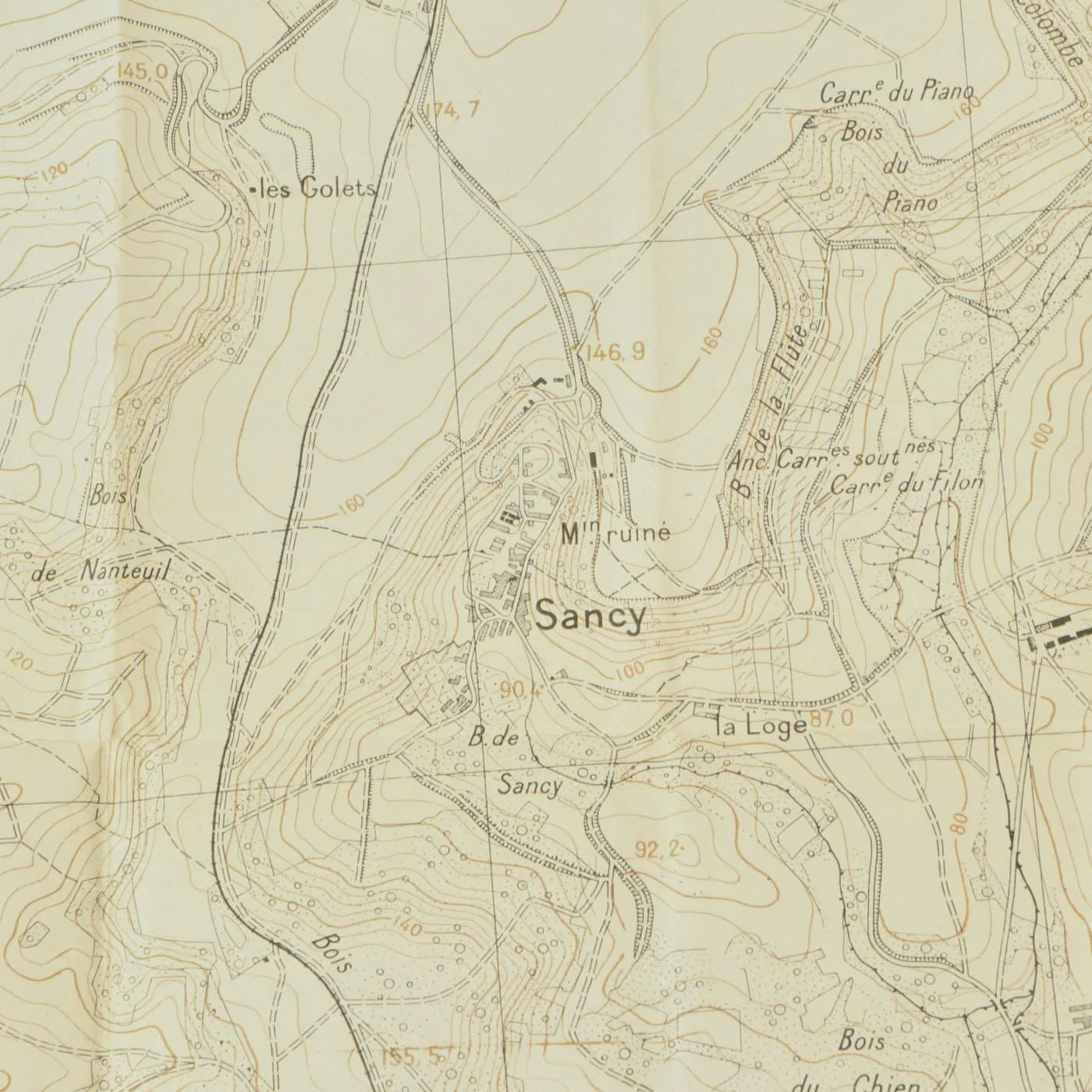 Original French WWI 1918 Dated Trench Maps - Groupe Des Canevas De Tir