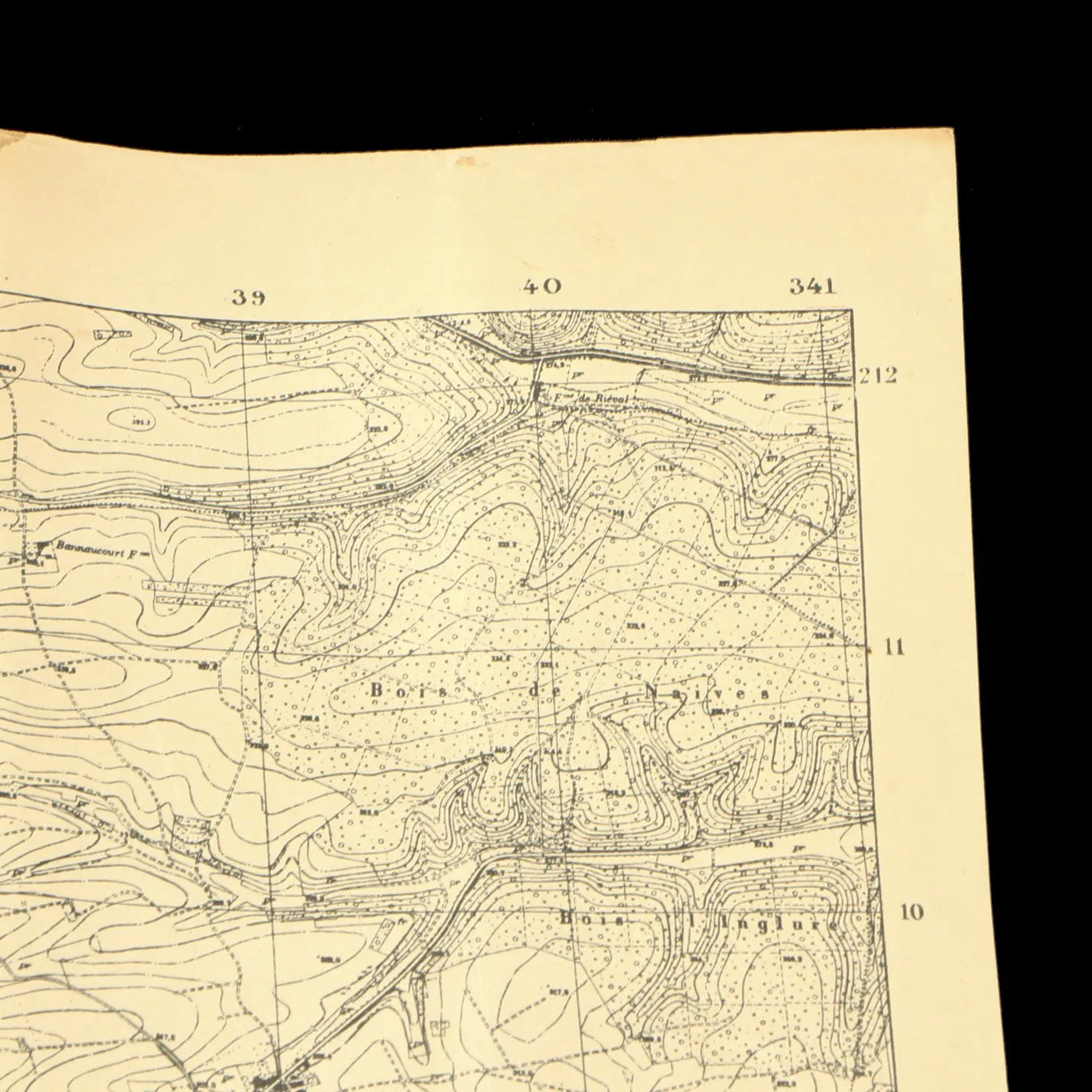 Original French WWI 1918 Dated Trench Maps - Groupe Des Canevas De Tir