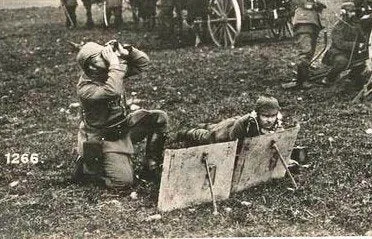 Original German WWI Trench Shield