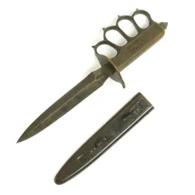 Original U.S. WWI Model 1918 Mark I Trench Knife by L.F. & C - Near Mint Condition