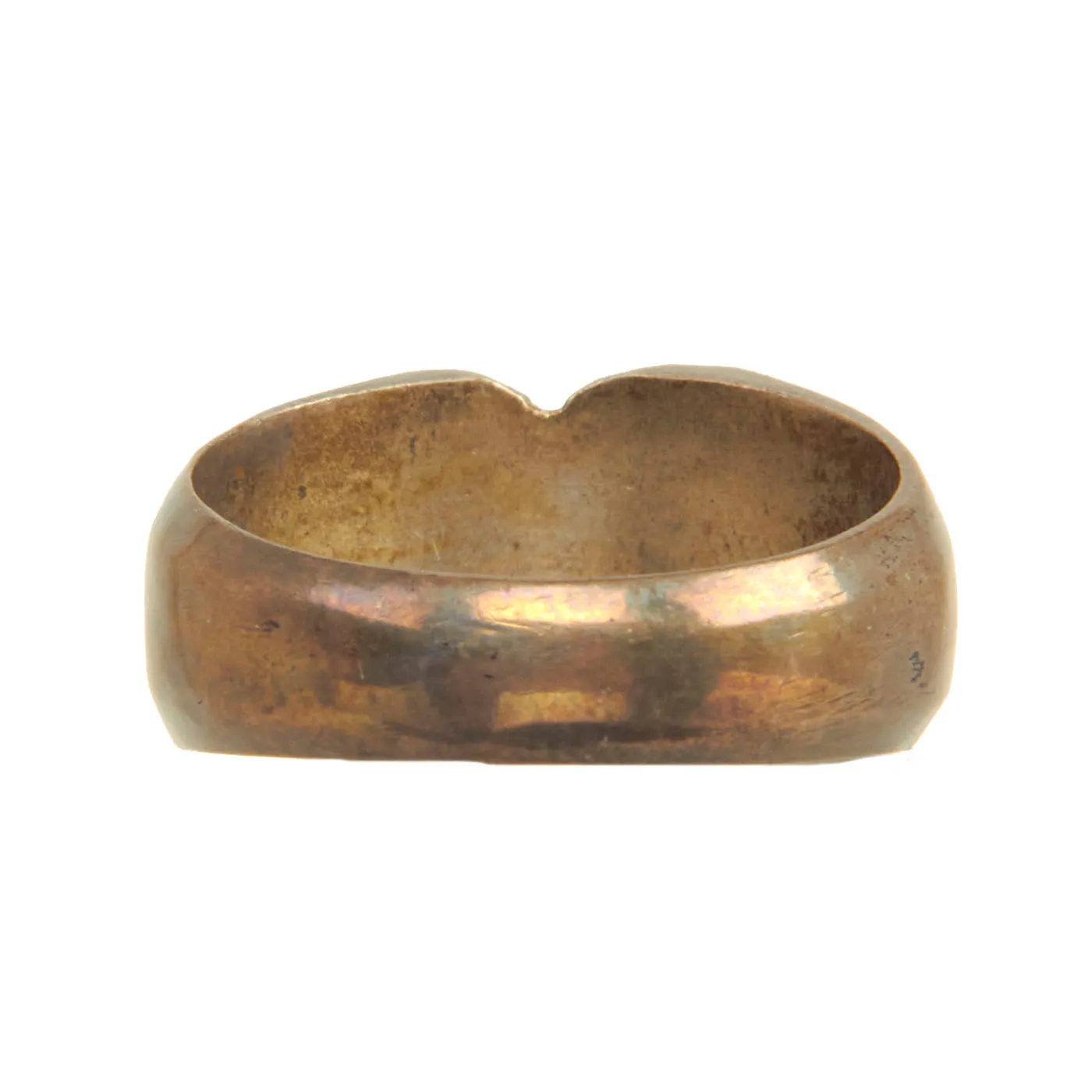 Original U.S. WWII Trench Art Souvenir Ring Set of 3 Featuring a Manila Engraved Ring