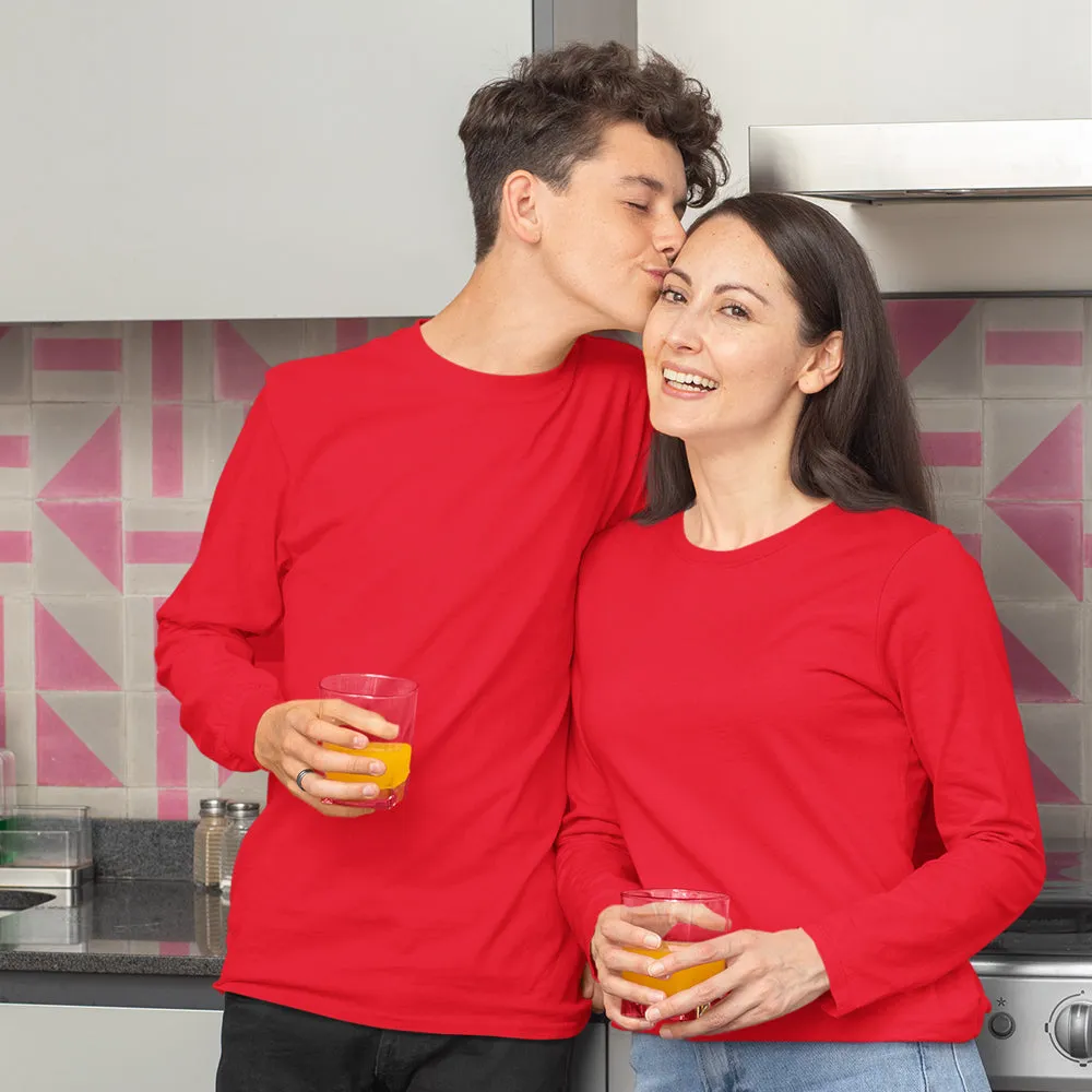 Red Full Sleeves T shirt