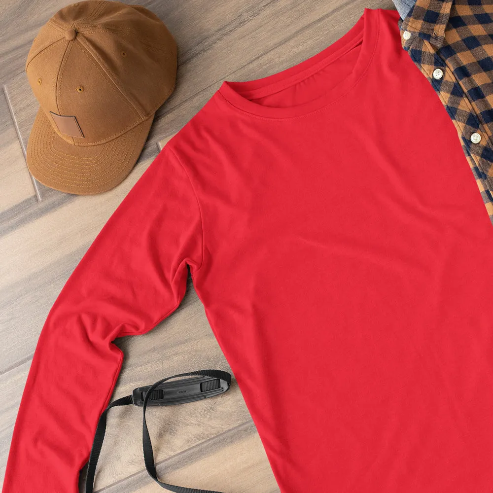 Red Full Sleeves T shirt