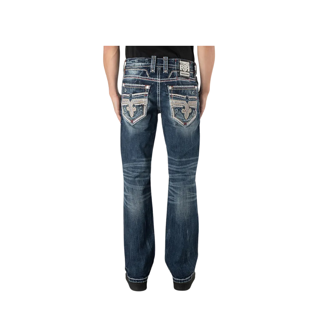 Rock Revival Men's Eddison B200 Boot Cut Jean