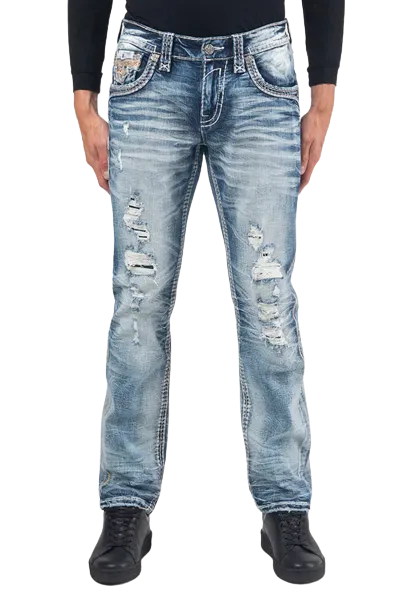 Rock Revival Men's Eugene Alt. Straight Denim Jean