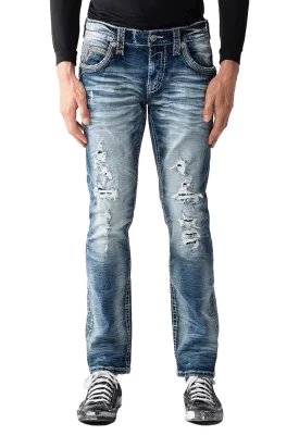 Rock Revival Men's Kinsly Straight Jeans