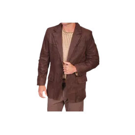 Scully Leathers Men's Brown Suede Sport Coat Frontier Blazer Suit