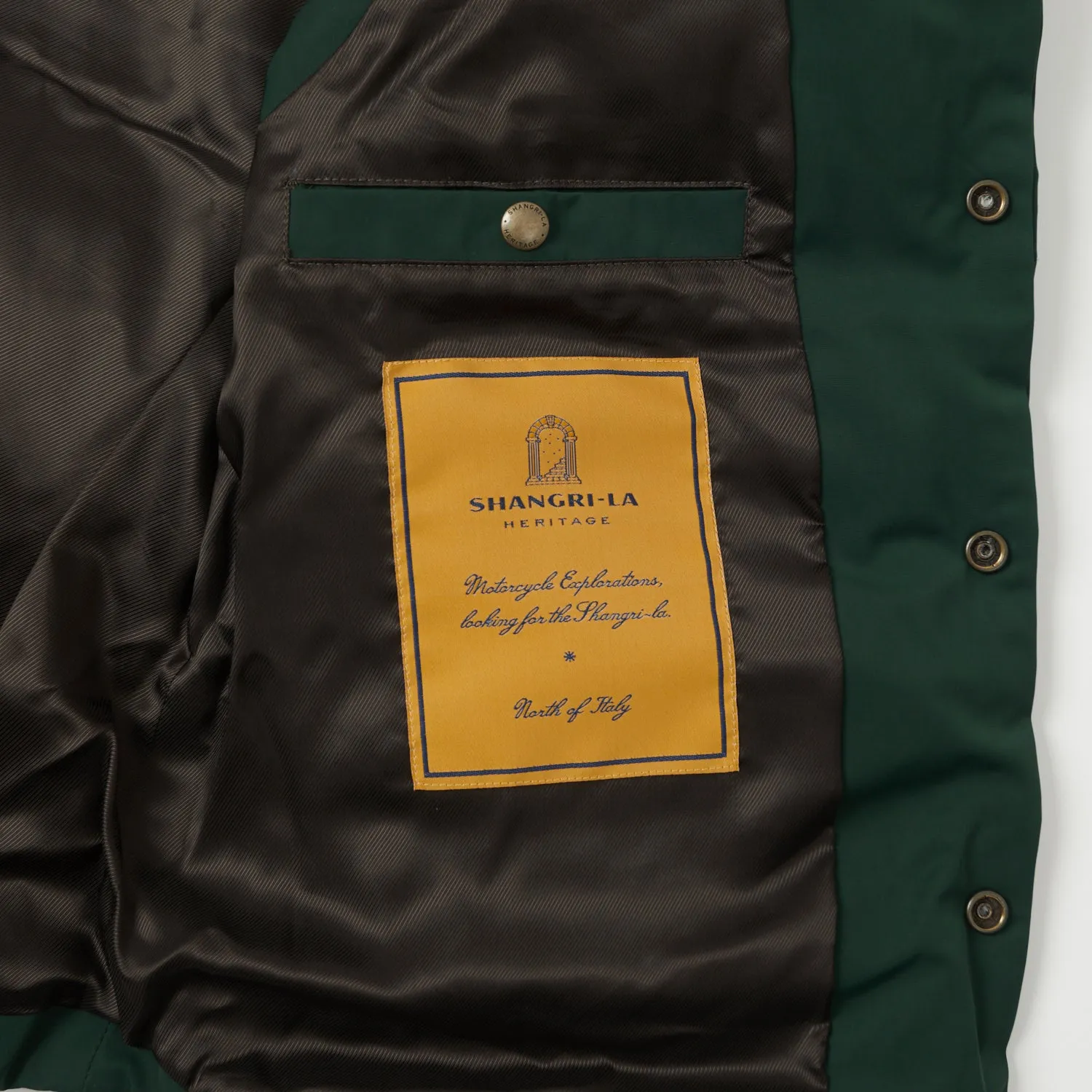 Shangri-La Heritage 'Bivacco' Western Down Vest - Forest Green