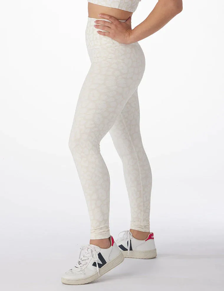 Sultry Legging, Oatmilk Leopard