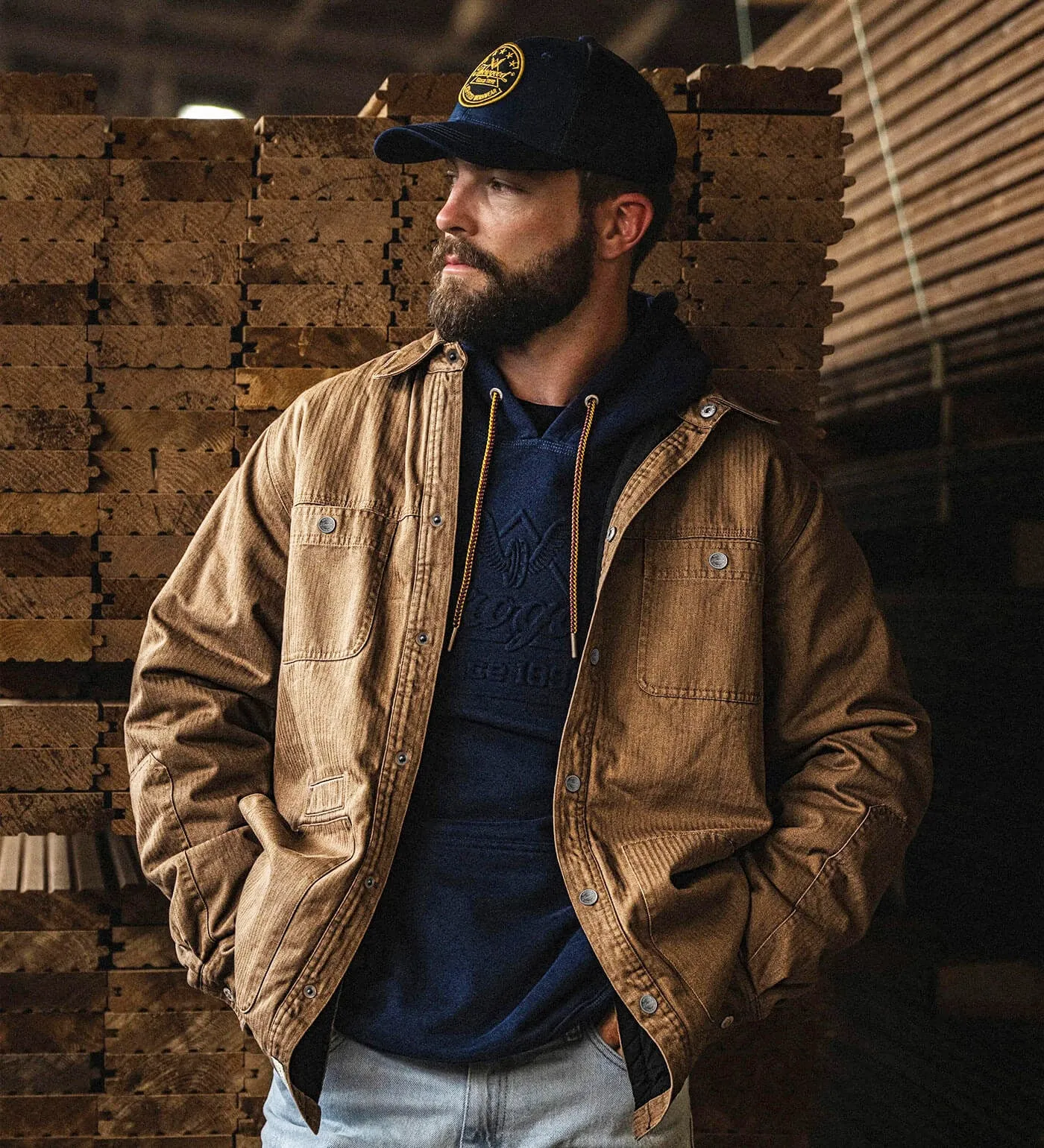 Thorogood Crafted Herringbone Utility Shirt Jacket