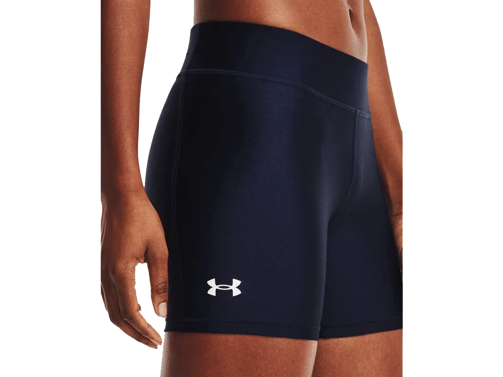 UA Women's HeatGear® Armour Mid-Rise Middy Shorts