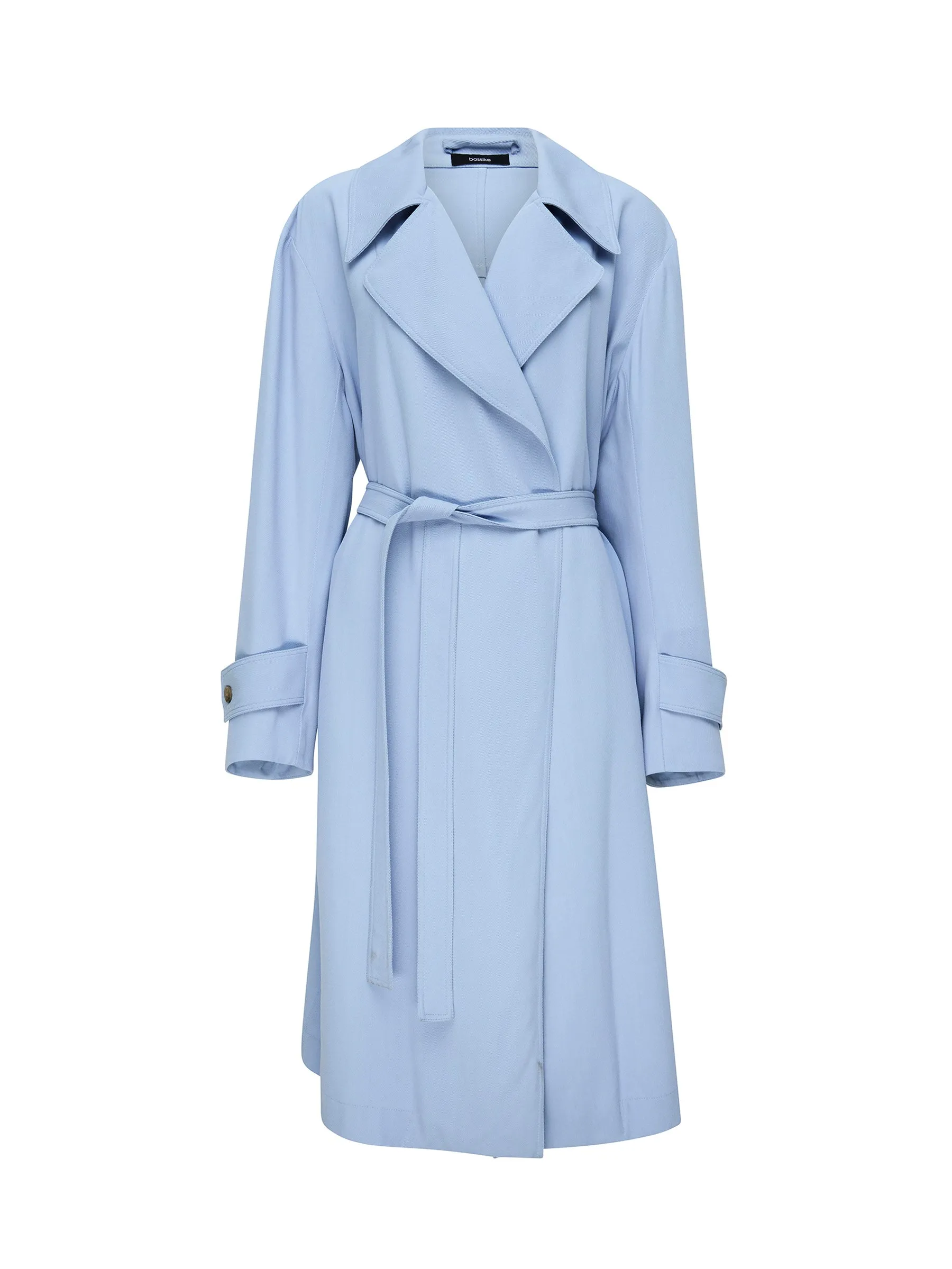 viscose twill relaxed trench